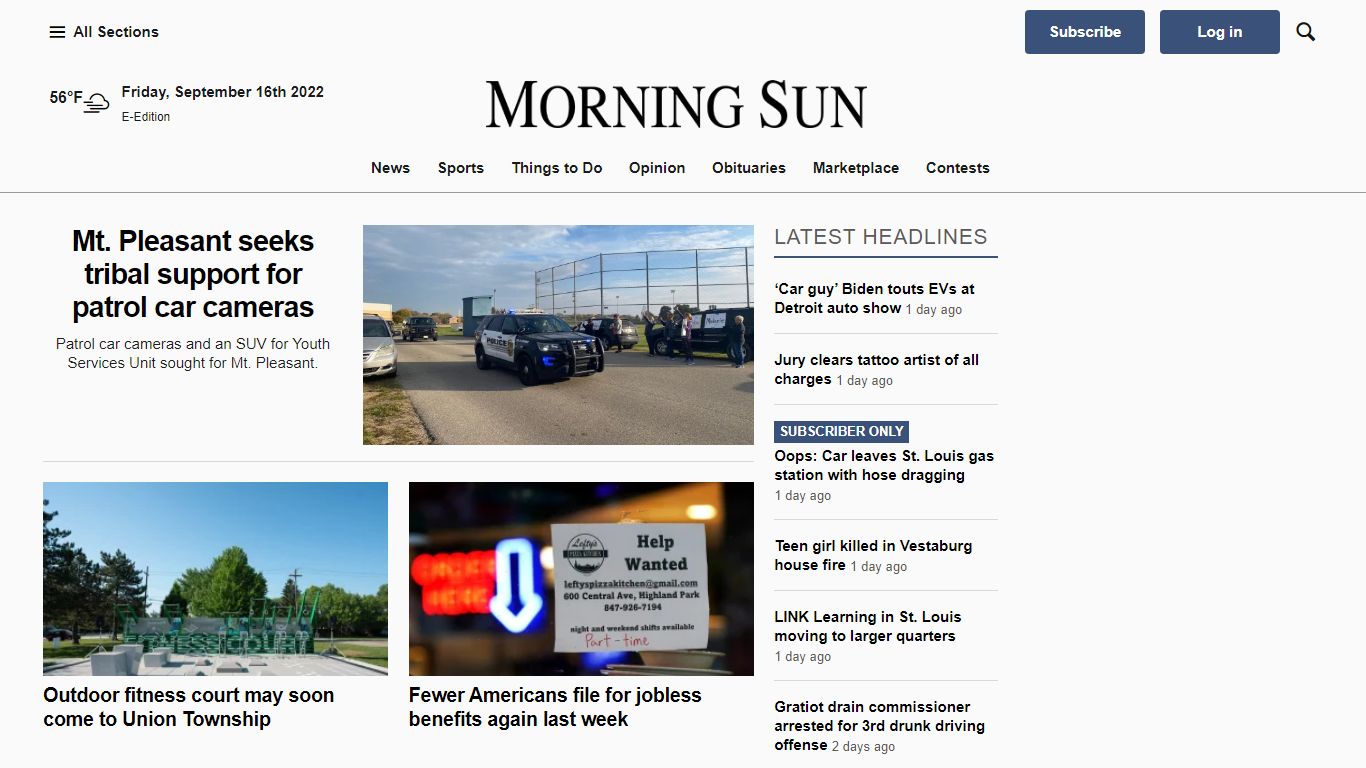 The Morning Sun – Mount Pleasant, MI News, Sports, Weather, Things to Do